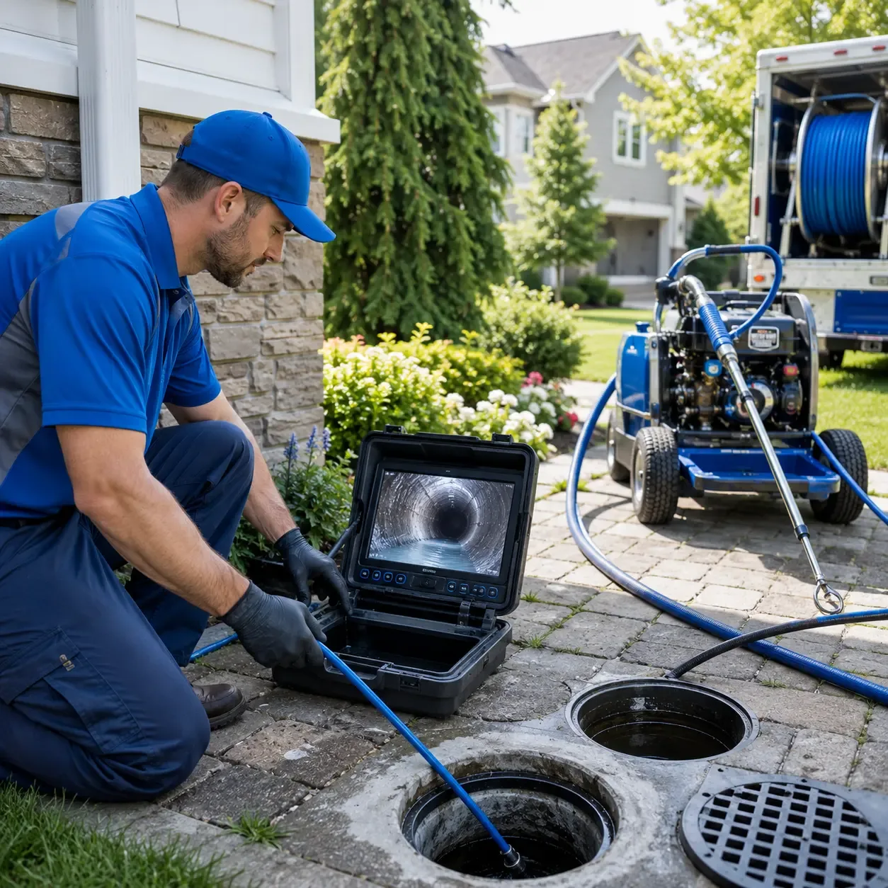 Outdoor drain cleaning professionals serving Ary, KY